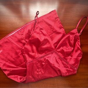 Superdown Red Polka Dot Mini Dress